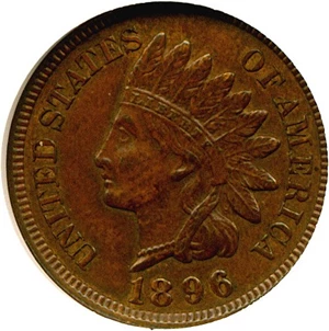 image for: 1896 1c NGC MS64 BN
