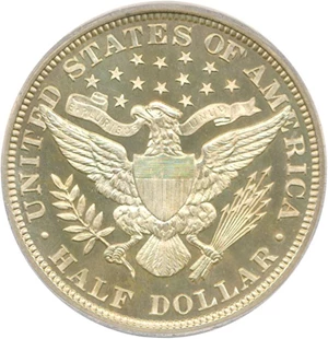 image for: 1898 50c ICG Proof 65