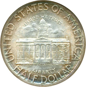 image for: 1946 50c Iowa NGC MS67
