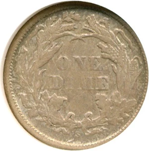 image for: 1870-S 10c NGC XF45