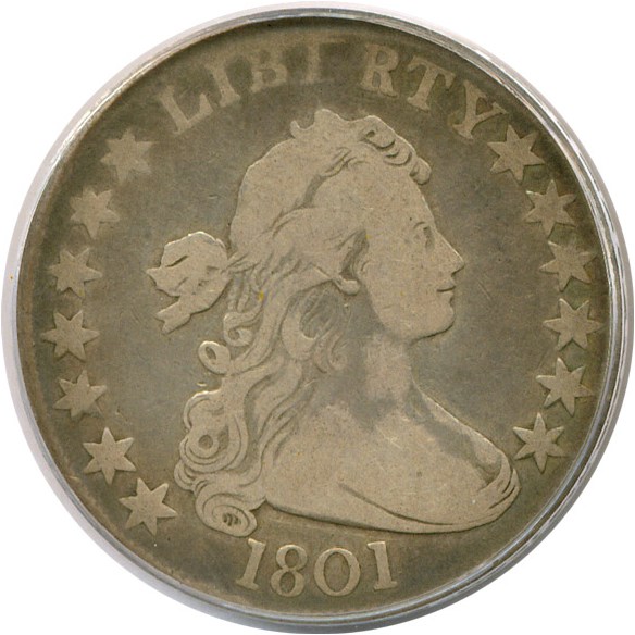 image for: 1801 50c  PCGS F15 