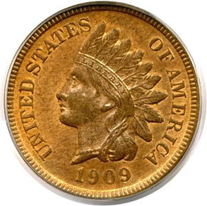 image for: 1909-S 1c Indian PCGS MS64 RB