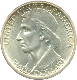 image for: 1935/34 50c Boone PCGS MS65