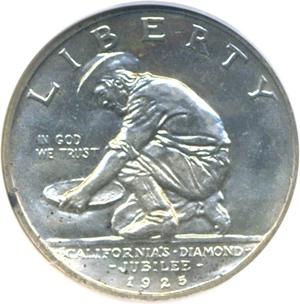 image for: 1925-S 50c California NGC MS64