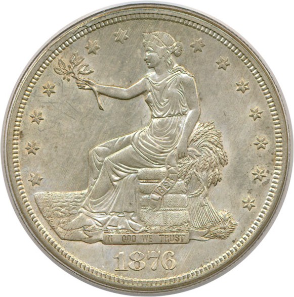 image for: 1876-S Trade$  PCGS MS62
