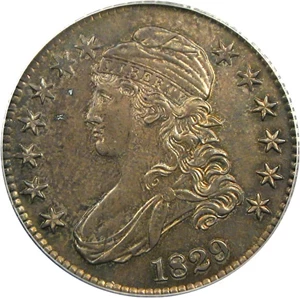 image for: 1829 50c PCGS AU58 (O-112)