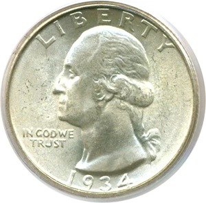 image for: 1934 25c PCGS MS66