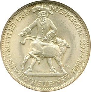 image for: 1938 50c New Rochelle NGC/CAC MS65
