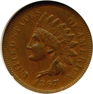 image for: 1867 1c NGC AU50 BN