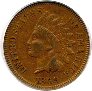 image for: 1869 1c PCGS XF40