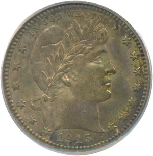 image for: 1915-D 25c PCGS MS63