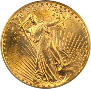 image for: 1926-D $20 PCGS MS62