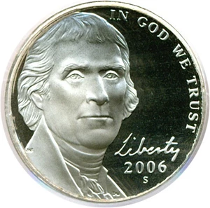 image for: 2006-S 5c Monticello PCGS Proof 69 DCameo