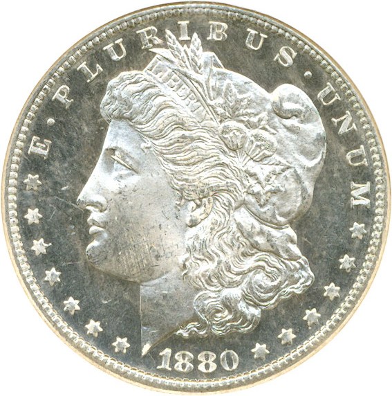 image for: 1880-S $1  NGC MS65 DMPL
