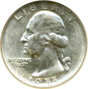 image for: 1955-D 25c NGC MS63