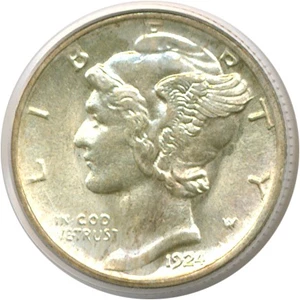 image for: 1924-S 10c PCGS MS64 FB