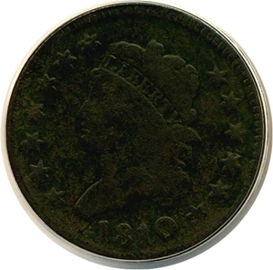 image for: 1810 1c ANACS G06 BN Details (Corroded)