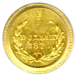 image for: Cal Gold: 1870 50c PCGS MS62 (BG-1010)