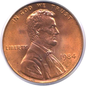 image for: 1984 1c Doubled Die Reverse PCGS MS66 RD