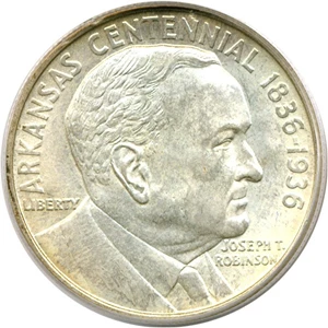 image for: 1936 50c Robinson PCGS MS65