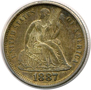 image for: 1887 10c ICG XF45