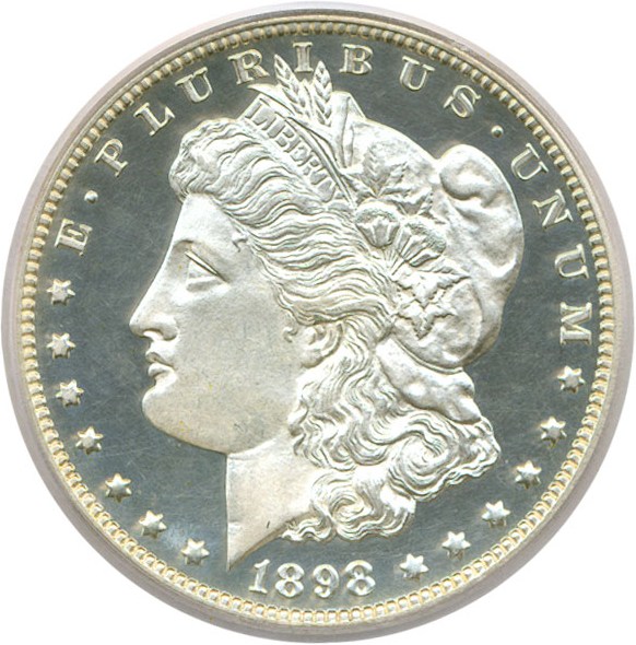 image for: 1898 $1  PCGS Proof 63 DCameo