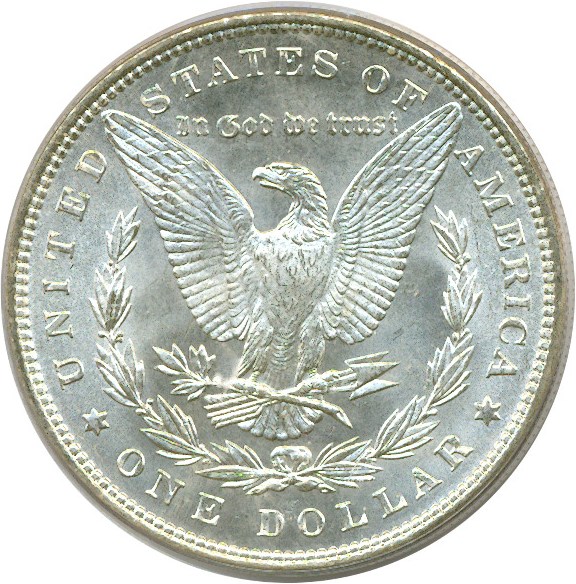 image for: Top 100 VAM: 1886 $1 VAM 17  Doubled Arrows PCGS MS63