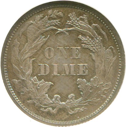 image for: 1872 10c  NGC Proof 65