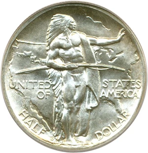 image for: 1938-D 50c Oregon PCGS MS66