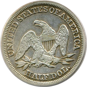 image for: 1848 50c PCGS XF40