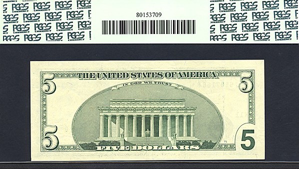 image for: Fr.1987K 1999 $5 Fort Worth, TX PCGS AU55 PPQ [BK15887168B] *Error - Misaligned Overprint*