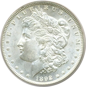 image for: 1892 $1 PCGS/CAC MS64