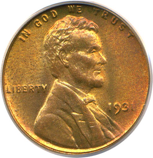 image for: 1931 1c  PCGS MS64 RD