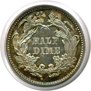 image for: 1867 H10C PCGS/CAC Proof 65 Cameo