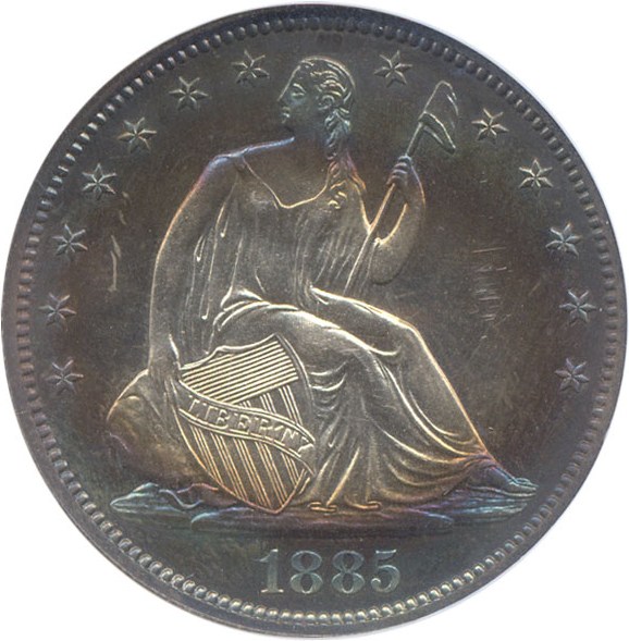 image for: 1885 50c  NGC Proof 63 * Star/Color *