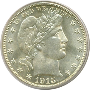 image for: 1915-D 50c PCGS MS64