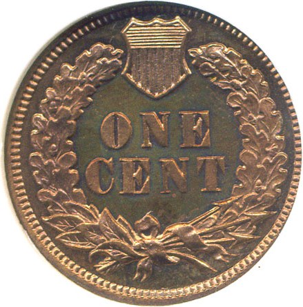 image for: 1898 1c  NGC Proof 65 RB