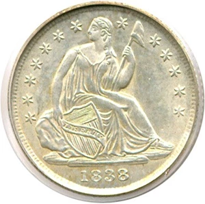 image for: 1838 H10c No Drapery PCGS MS64