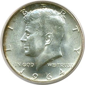 image for: 1964 50c PCGS MS66