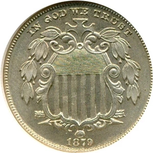 image for: 1879 5c NGC Proof 65