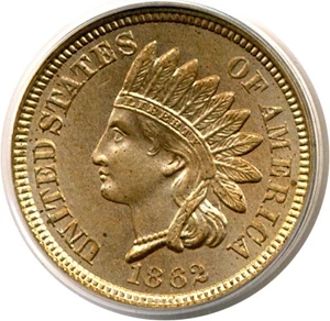 image for: 1862 1c PCGS MS65