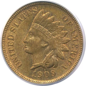 image for: 1909-S 1c Indian PCGS MS65 RB