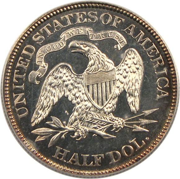 image for: 1874 50c Arrows PCGS Proof 63 Cameo