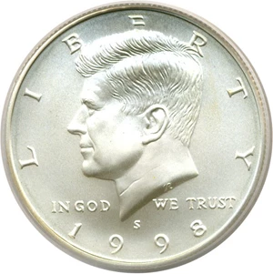 image for: 1998-S 50c SMS PCGS MS69