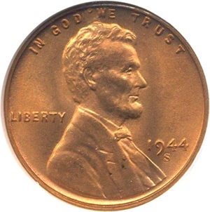 image for: 1944-S 1c NGC MS67 RD