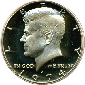 image for: 1974-S 50c PCGS Proof 69 DCameo
