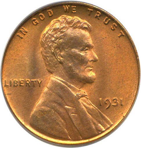 image for: 1931 1c  PCGS/CAC MS66 RD