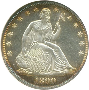 image for: 1890 50c NGC Proof 64 Cameo