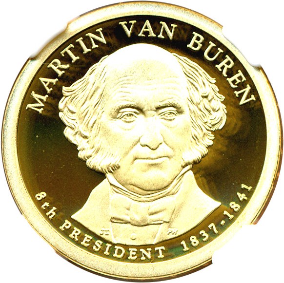image for: 2008-S $1 Martin Van Buren NGC Proof 69 UCameo