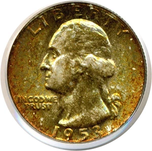 image for: 1953 25c PCGS MS66